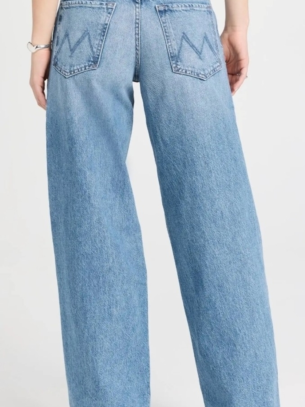 MOTHER The Down Low Spinner Sneak Jeans Size 32 - Picture 2 of 2